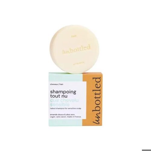 Unbottled Shampoing Solide Tout Nu Cuir Chevelu Sensible 75gr 