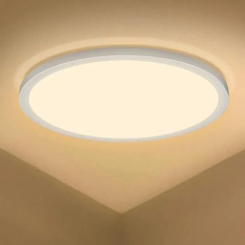 Ledya Plafonnier Led Lnaire Salle De Bain, 24w 1600lm,Plafonnier Salon 3000k,Pour Chambre,Cuisine, Balcon, Couloir,Blanc Chaud,2217