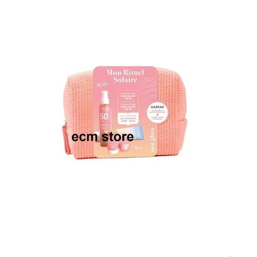 Alphanova Mon Rituel Solaire - Trousse + Huile Solaire Spf50 + Stick Solaire Spf50 + Lait Hydratant Après-Soleil 