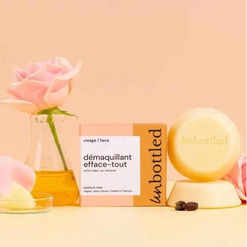 Unbottled - Démaquillant Efface-Tout Visage Et Face 40grs Jojoba & Rose 