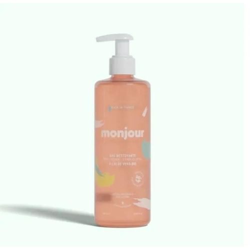Monjour Eau Nettoyante Visage Et Corps Sans Rinçage 400 Ml À L'aloe Vera Bio 