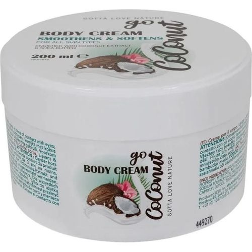 Gotta Love Nature Crème Pour Le Corps À La Noix De Coco 200 Ml 