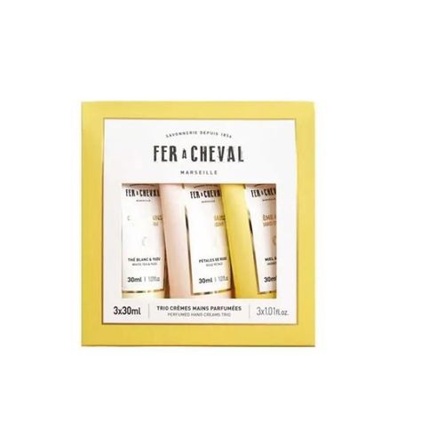 Le Fer A Cheval - Coffret Trio Crèmes Mains Parfumées 3x30ml 
