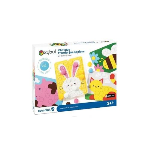 Oxybul - Clic Educ Premier Jeu De Pions Apprentissage