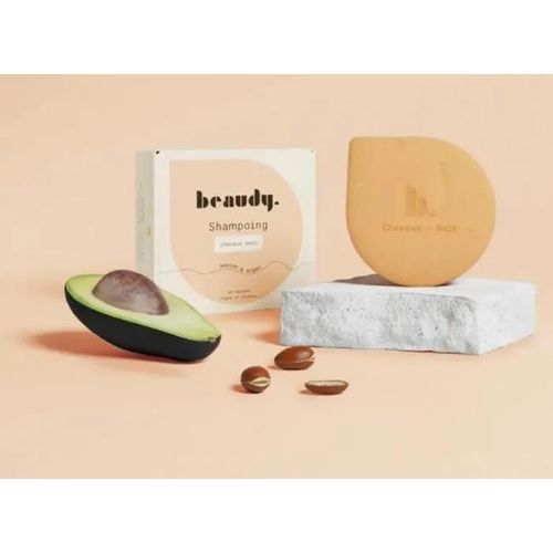Beaudy - Shampoing Solide Cheveux Secs Avocat Et Argan 75 Grs 