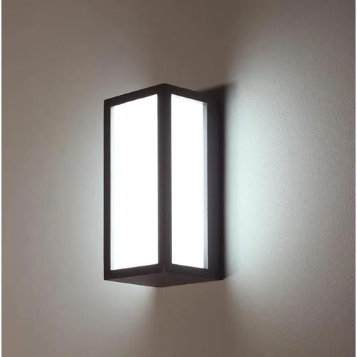Hlfvlite Applique Murale Extérieure870lm 6400k Blanc Froid, Gris Anthracite