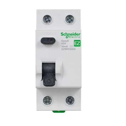 Schneider Ez9r33263 Easy9 à 2P 63 A 30 mA AC-Type 230 V Courant résiduel Disjoncteur