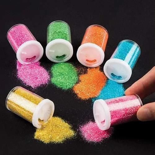 Shakers À Paillettes - Baker Ross - Ar870 - Lot De 5 - 15 G Chacun - Couleurs Assortis