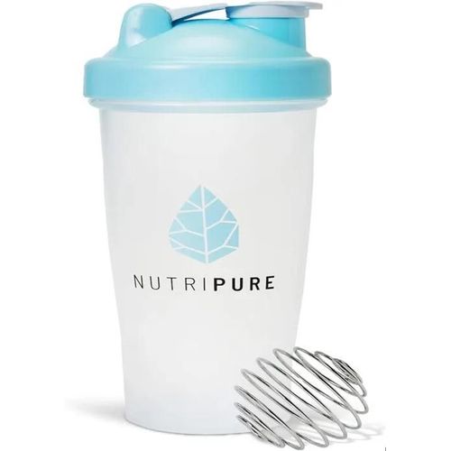 Nutripure - Bouteille Shaker Sport Avec Boule Inox 600ml