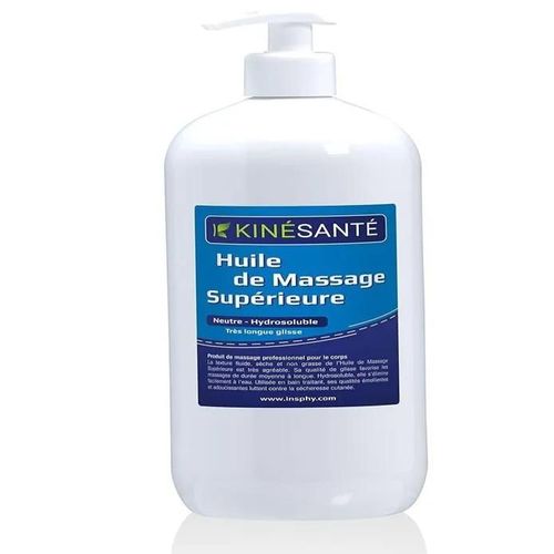 Kinésanté - Huile De Massage Supérieure Neutre Très Longue Glisse 1000 Ml 