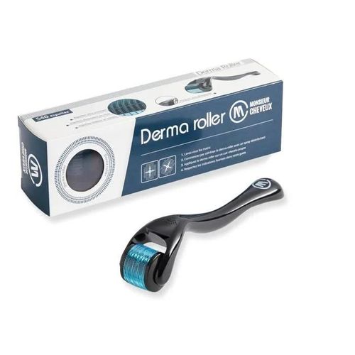 Monsieur Cheveux - Traitement Capillaire Anti Chute Derma Roller 540 Aiguilles Drs50 0.50mm Idéal Contre La Perte De Cheveux 