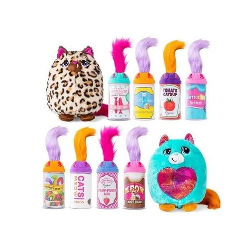 Misfittens - Peluche Chat Surprise 12 Modèles A Collectionner Modèle Aléatoire