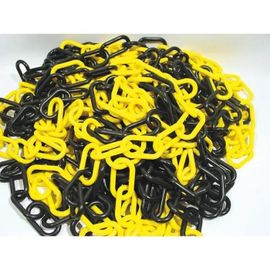 Taliaplast - 25m Chaîne N°8 Plastique Noir/Jaune