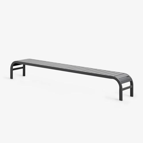 Table D'appoint De Salon En Acier Marietta Gris Graphite