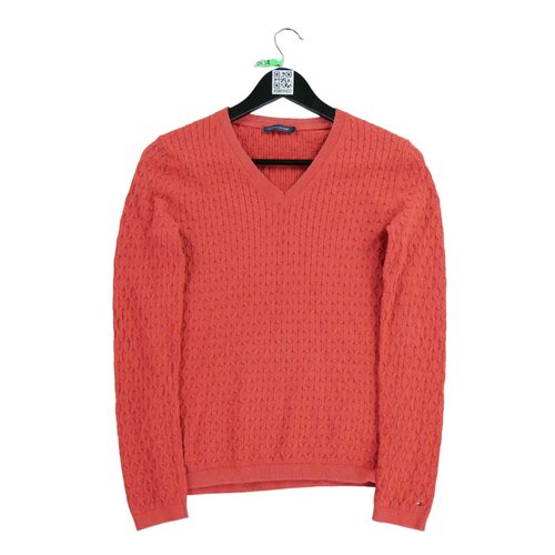 Reconditionné - Pull Femme Torsadé Rouge - Taille M - Femme - Rouge