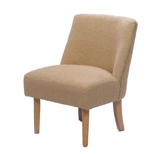Fauteuil Dag Bouclette Sable (Lot De 2)