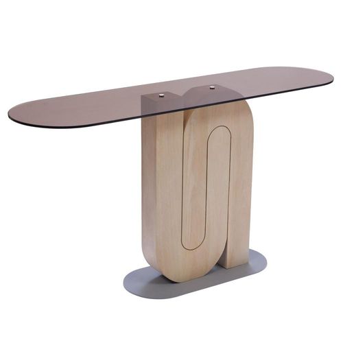 Console Alban En Manguier Et En Verre