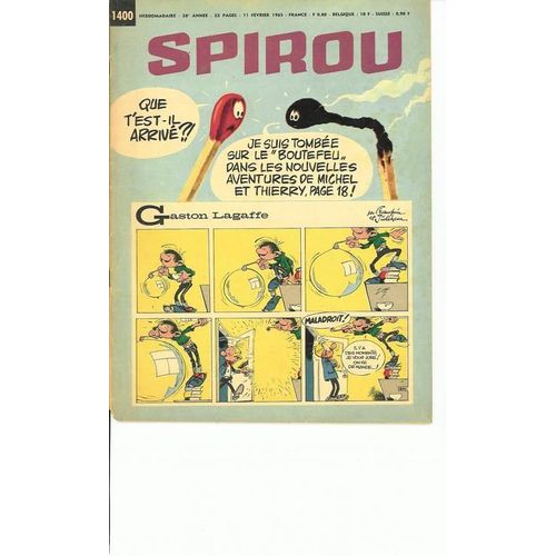 Spirou Hebdomadaire N° 1400