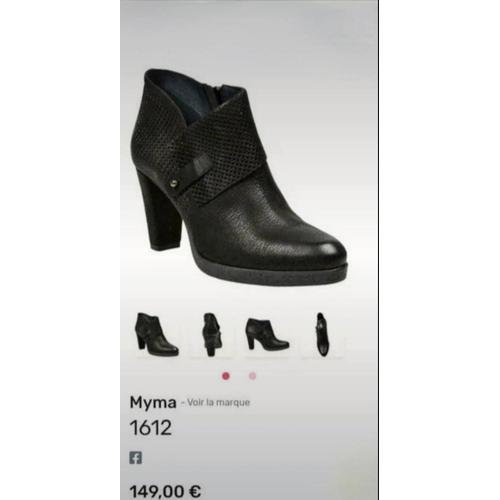 Boots En Cuir. Myma. 38