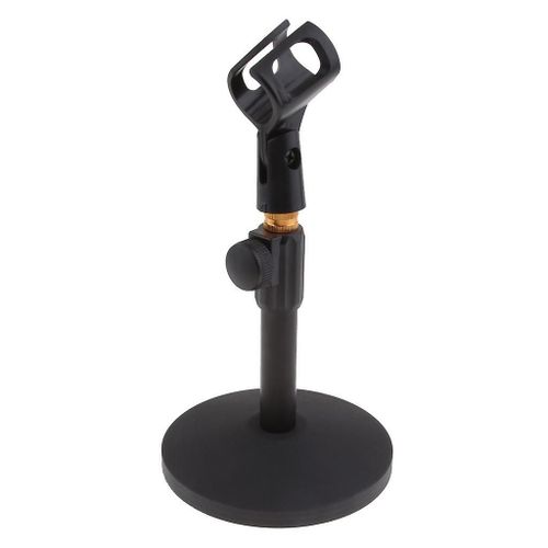 Stainless Steel Microphone Stand Desktop Microphone Rack For Conference B