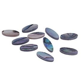 4x10 Pièces Guitare Ovale Fretboard Dots Mandoline Fingerboard Maker Inlay Dot
