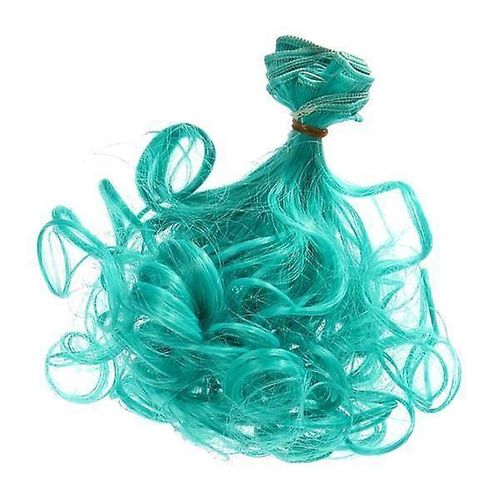 2x15x100cm Rinka Coupe de cheveux DIY Perruque Cheveux bouclés pour BJD SD Barbie Dolls #17