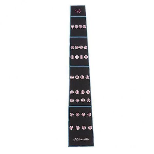 3x1 Violon Violon Intonation Graphique Stickers Fingering Labels 1/8