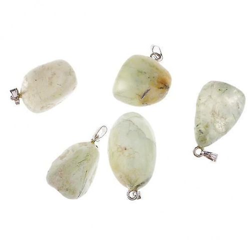 2xpendentif Minéral Naturel Pendentif En Pierre Polie Décor Pour Collier Cadeaux #6