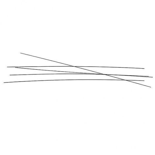 2x5 Pieces Carbon Fiber Round Rods Airplane Model Materials Diy Accs 1x200mm-Générique