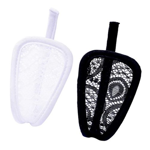 Femmes Dentelle C-String Invisible Panties Sexy Knicker Underwear Blanc Noir