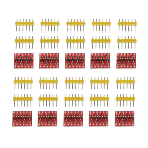10x 4-channel Bi-Directional Logic Level Shifter Converter 3.3-5V f/