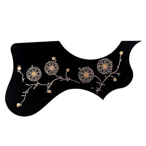 5x41 « Guitare Acoustique Pickguard Décoratif Anti-Rayures Folk Guitare Main Droite Noir