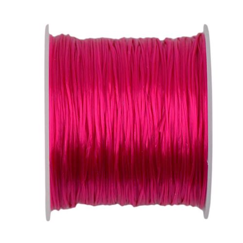 50 Yards Stretch Polyester Crystal String Cord Jewelry Making Diy Purple Red