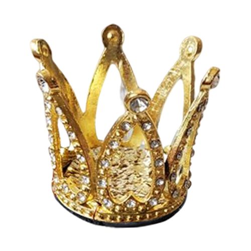 Motorcycles Helmet Crown Cute Retro For Ski Skateboard Women Gold Small