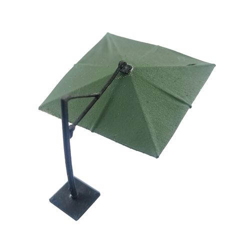 1:64 Diorama Sun Umbrella Model Diorama Street Scenes Decor Square-Générique