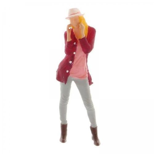 3xminiature Scale Diorama Figure Fashion Girl Model Train Scenario Accessories Style 3