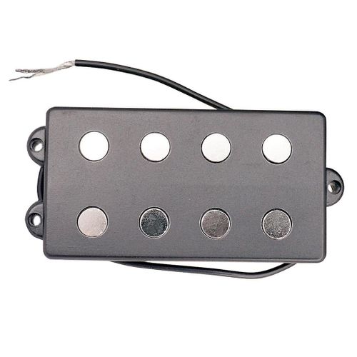 Black Humbucker Pickup Double Coils Open For 4-String Duplex Electric Bass