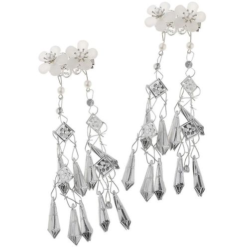 2pcs Retro Flower Hair Clip Chinois Ancien Costume Cosplay Accessoires De Cheveux