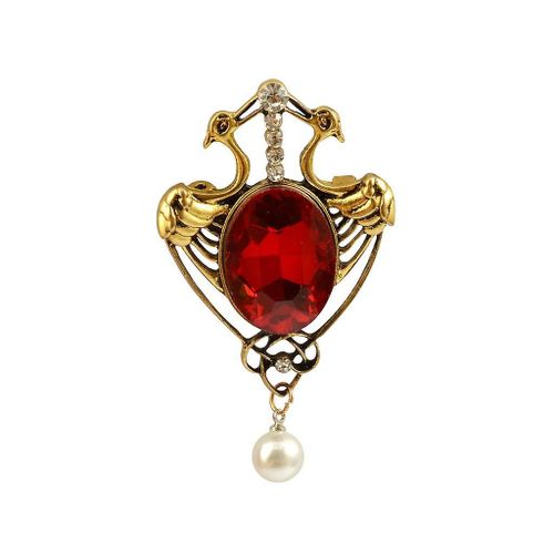 Broche Pin Mignon Fantaisie Bijoux Nature Amant Femmes Hommes Bijoux Grue