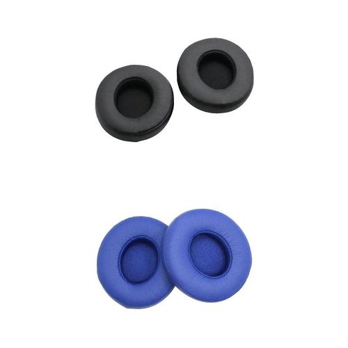 2Pair Ear Pads Cushions Replacement for Beats Solo 2 Solo 3 Black & Blue
