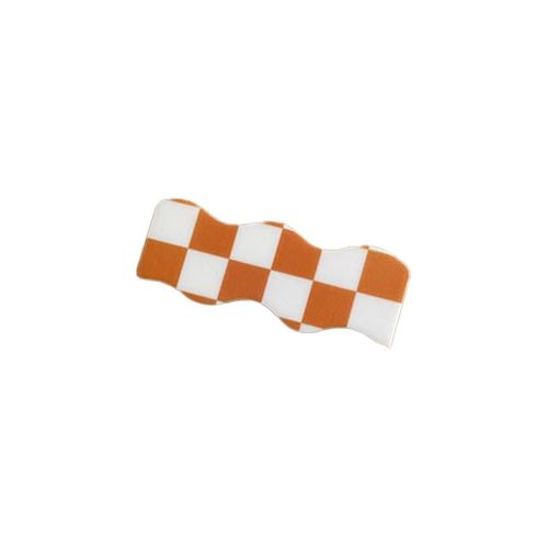 Hair Clip Checkerboard Hairpin Barrette Pins Filles Coiffage Blanc Orange
