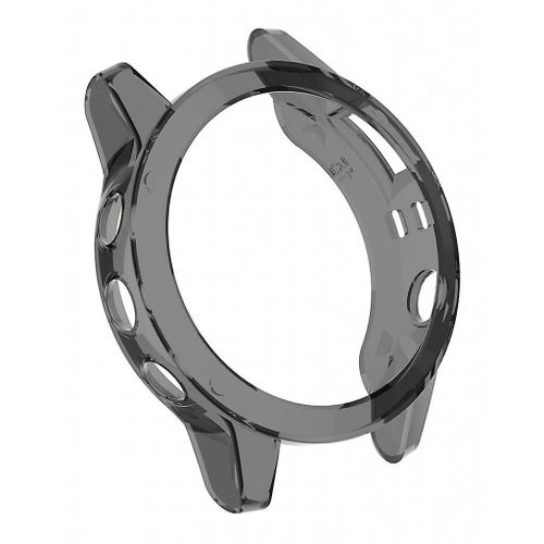 1 Piece Case Protective Cover For Garmin Watch Transparent Black