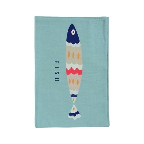Tapis De Table À Motif De Poisson Méditerranéen Sets De Table Rectangulaires Isolés Thermiquement B