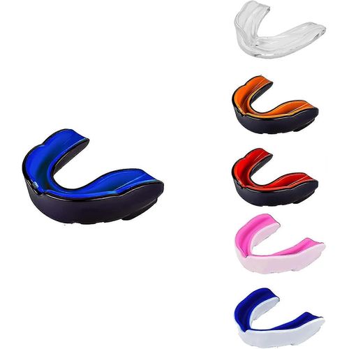 Protège-Dents Professionnel Pour Les Sports De Contact, Rugby, Arts Martiaux, Karaté, Rugby, Mma, Boxe, Hockey, Football Flexible Pour Les Jeunes Et Les Adultes (1pcs, Noir