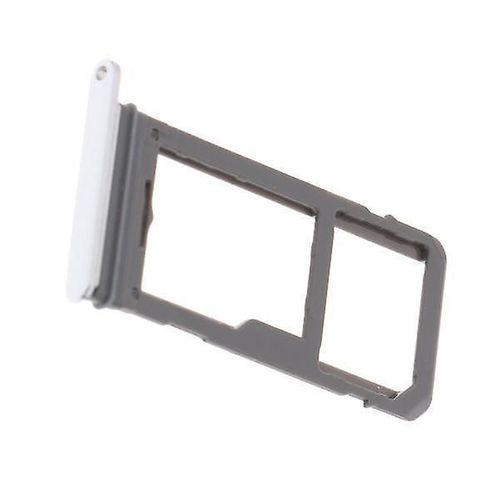 2xcarte Sim + Plateau De Support De Carte Micro Sd Pour Samsung Galaxy S8 S8plus Argent