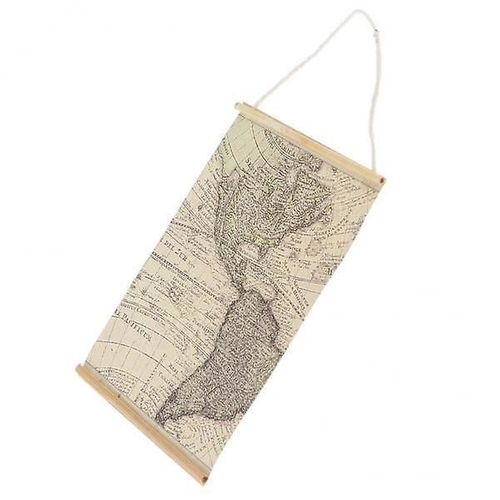 10x1/6 1/12 Maison De Poupée Miniature Chambre Décor Mural Mini Ancient Hang Map Model Kit