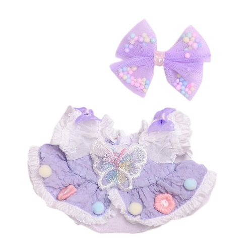 Vêtements De Poupée De 17 Cm Robe De Poupée À La Mode Mignonne Et Pince À Cheveux Pour Les Petites Filles Enfants