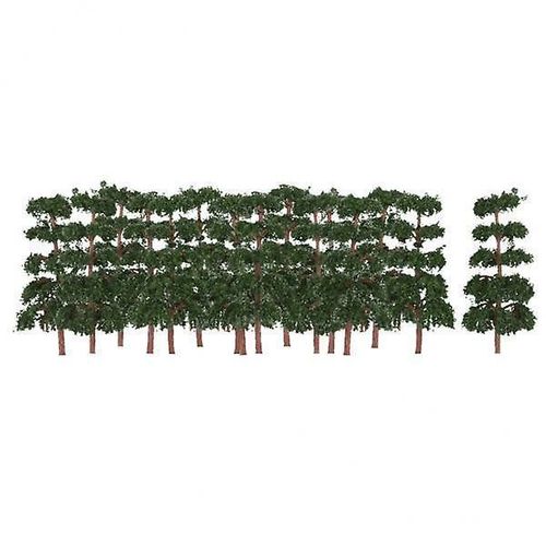 3x20 Pcs Paysage Modèle De Train Modèle De Train Pins Échelle 1/150 Vert Foncé