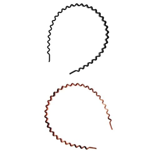 2pcs Hair Band Toothed Wave Headbands Women Men Girls Hair Accessory