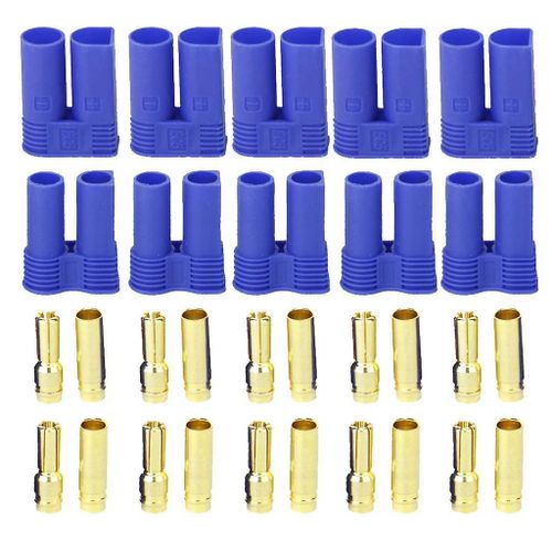 5pairs Ec5 Banana Plug Female Male Connector For Rc Esc Lipo Battery Motor